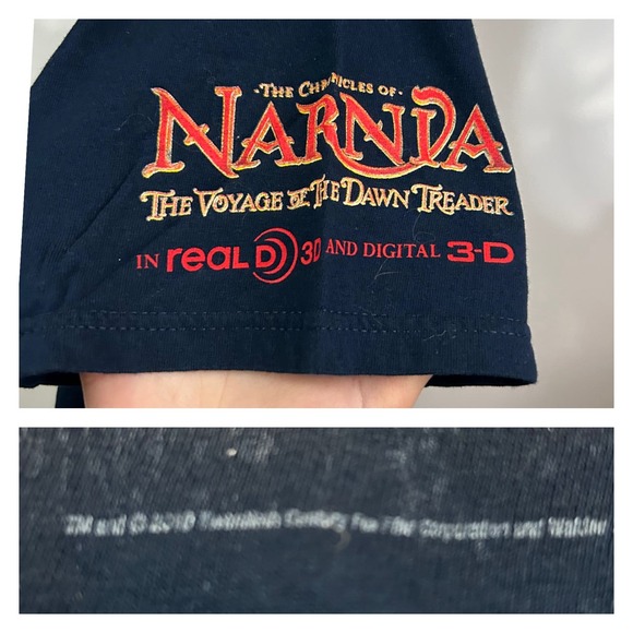 Vintage 2010 Chronicles Of Narnia Movie Promo Aslan T Shirt / Men’s Large * - Picture 4 of 4